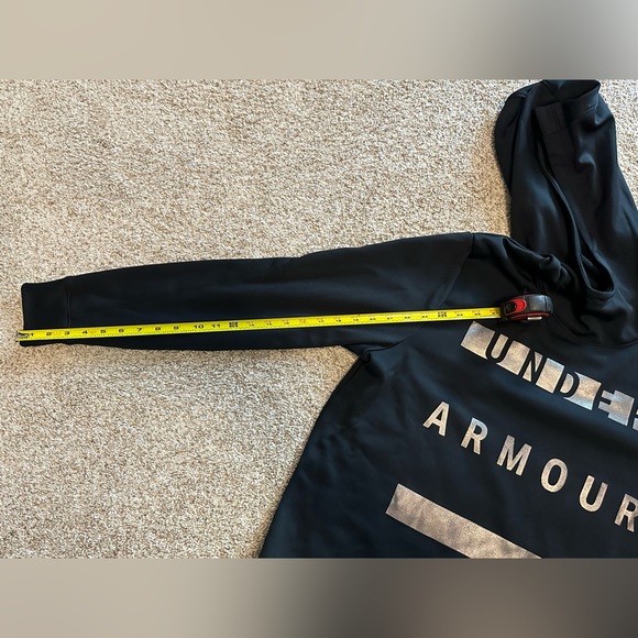 Under Armour Black & Gold Cowl Neck Hoodie - Picture 7 of 10